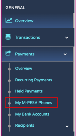 Settlement Details Nav Menu