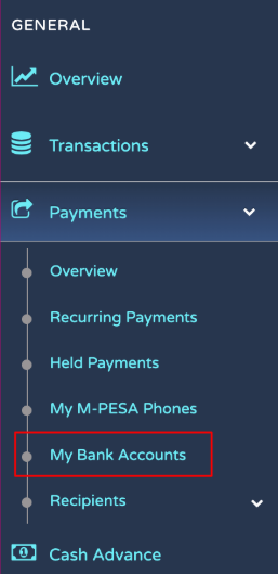 Settlement Details Nav Menu